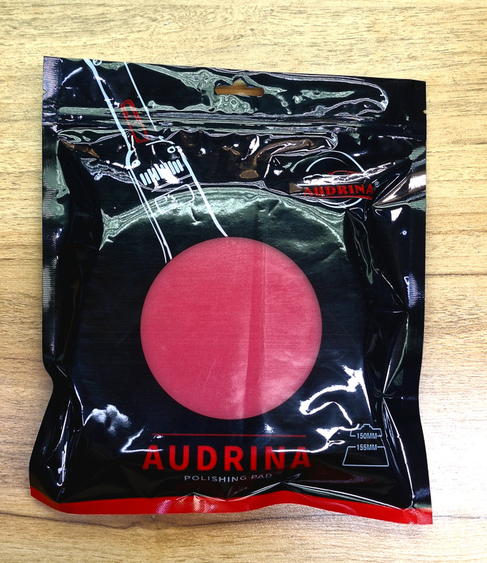 پد پولیش دوالکشن قرمز آدرینا سایز ۱۵ AUDRINA 155mm
