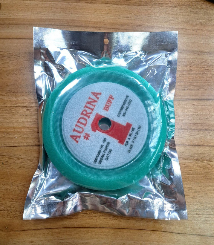 فوم پد کاسه ای پولیش سبز آدرینا سایز۱۵ AUDRINA 155mm