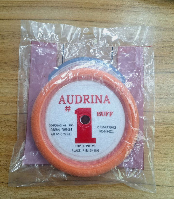 فوم پد کاسه ای پولیش نارنجی آدرینا سایز۱۵ AUDRINA 155mm